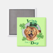 St. Patrick's Day Chow Magneet (Voorkant / Achterkant)