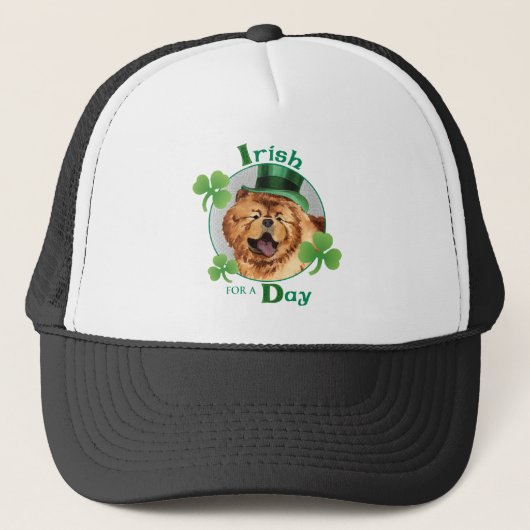 St. Patrick's Day Chow Trucker Pet (Voorkant)
