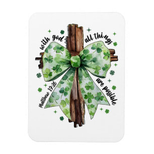 St. Patrick's Day Christelijk Geloof Klaver Shamro Magneet