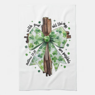 St. Patrick's Day Christelijk Geloof Klaver Shamro Theedoek