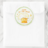 St. Patrick's Day Classic Round Sticker (Tas)