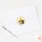 St. Patrick's Day Classic Round Sticker (Envelop)