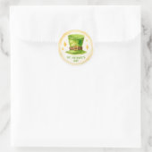 St. Patrick's Day Classic Round Sticker (Tas)