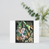 St Patrick's Day Claude Briefkaart (Staand voorkant)