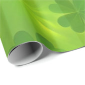 St Patrick's Day Clover 4 Lijsten modern Collectie Cadeaupapier (Rol Hoek)