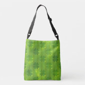 St Patrick's Day Clover 4 Lijsten modern Collectie Crossbody Tas (Achterkant)