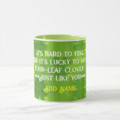St Patrick's Day Clover 4 Lijsten modern Collectie Mok (Midden)