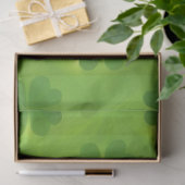 St Patrick's Day Clover 4 Lijsten modern Collectie Tissuepapier (Geschenk)