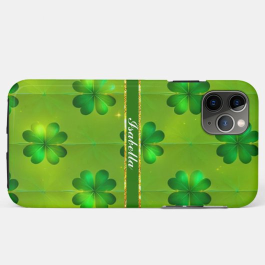 St Patrick's Day Clover 4 Lijsten Popular Collecti Case-Mate iPhone Case (Achterkant (horizontaal))