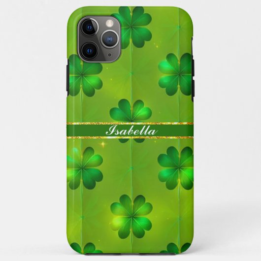 St Patrick's Day Clover 4 Lijsten Popular Collecti Case-Mate iPhone Case (Achterkant)