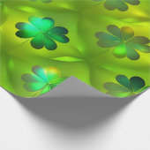 St Patrick's Day Clover 4 Lists Trendy Collectie Cadeaupapier (Hoek)