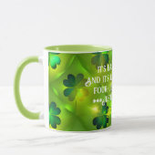 St Patrick's Day Clover 4 Lists Trendy Collectie Mok (Links)