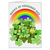 St Patricks Day Clover and Rainbow (Voorkant)