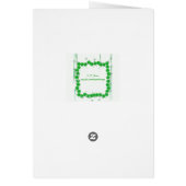 St. Patrick's Day Clover and Stars (Achterkant)