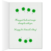 St. Patrick's Day Clover and Stars (Binnen (Rechts))