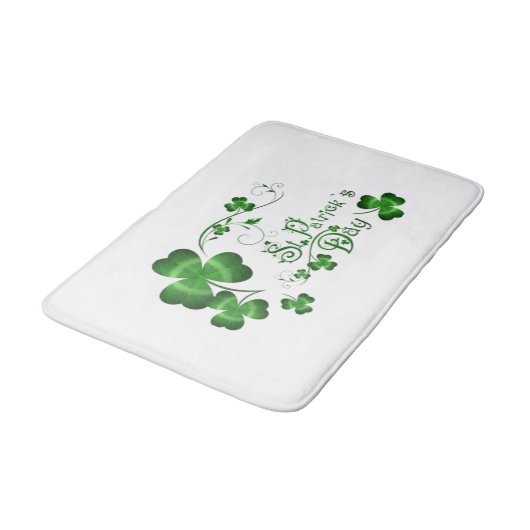St Patricks Day Clover Badmat (Gekanteld)