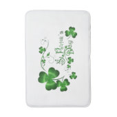 St Patricks Day Clover Badmat (Voorkant Verticaal)