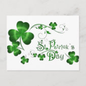 St. Patricks Day Clover Briefkaart (Voorkant)