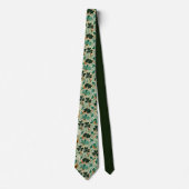 St. Patrick's Day Clover Custom Necktie Stropdas (Voorkant)