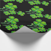 St. Patrick's Day Clover en je ideeën Cadeaupapier (Hoek)