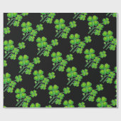 St. Patrick's Day Clover en je ideeën Cadeaupapier (Vlak)