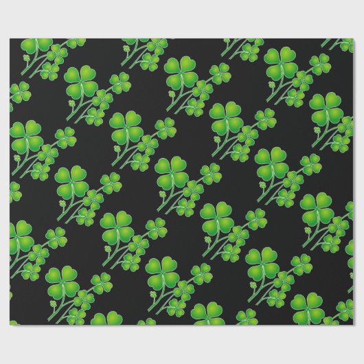 St. Patrick's Day Clover en je ideeën Cadeaupapier (Vlak)