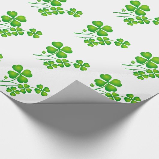 St. Patrick's Day Clover en je ideeën Cadeaupapier (Hoek)
