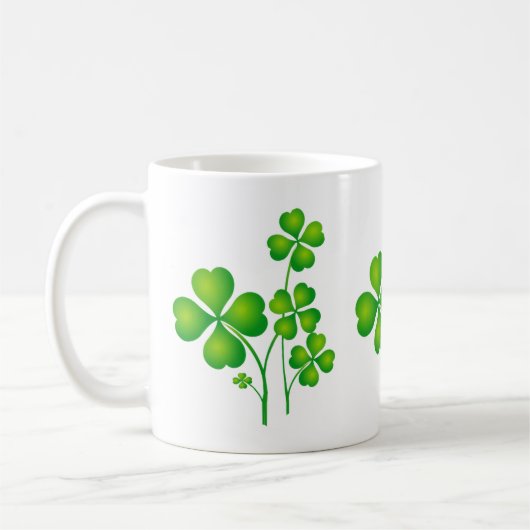 St. Patrick's Day Clover en je ideeën Koffiemok (Links)