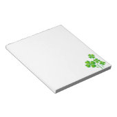 St. Patrick's Day Clover en je ideeën Notitieblok (Schuin)