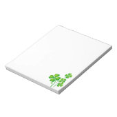 St. Patrick's Day Clover en je ideeën Notitieblok (Linkerzijde)