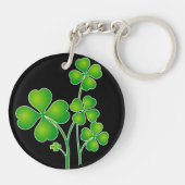 St. Patrick's Day Clover en je ideeën Sleutelhanger (Achterkant)