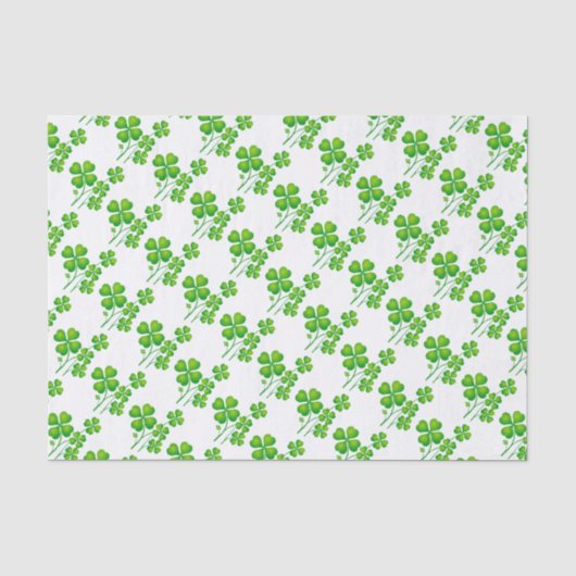 St. Patrick's Day Clover en je ideeën Tissuepapier (Voorkant)
