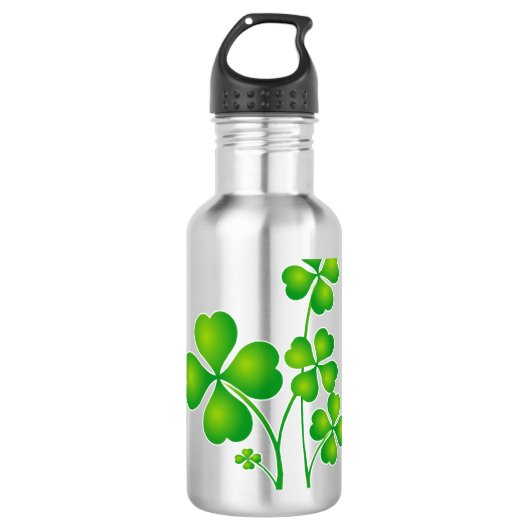 St. Patrick's Day Clover en je ideeën Waterfles (Voorkant)