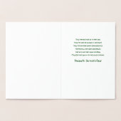 St. Patrick's Day Clover Folie Kaarten (Binnen)