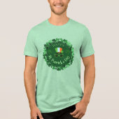 St. Patrick's Day Clover Hoed Unisex T-Shirt (Voorkant)
