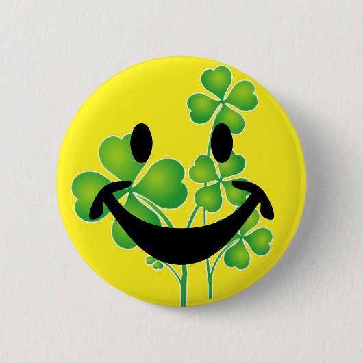 St. Patrick's Day Clover je ideeën Ronde Button 5,7 Cm (Voorkant)