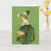 St. Patrick's Day Clover Leaf Greeting Card Kaart (Gele Bloem)