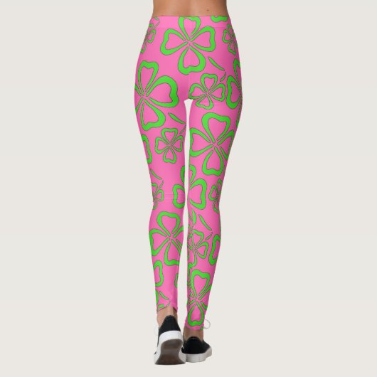 St. Patrick's Day Clover-Leggings Leggings (Achterkant)
