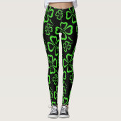 St. Patrick's Day Clover-Leggings Leggings (Voorkant)