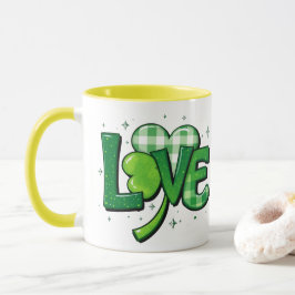 St. Patrick's Day Clover Love Charm Mok