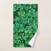 St. Patrick's Day Clover patch Handdoek (Handdoek)