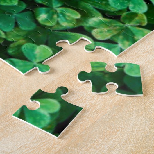 St. Patrick's Day Clover patch Legpuzzel (Zijkant)