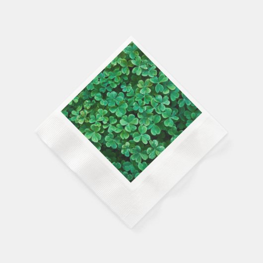 St. Patrick's Day Clover patch Servet (Hoek)