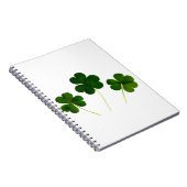 st patricks day clover shamrock notitieboek (Rechterzijde)