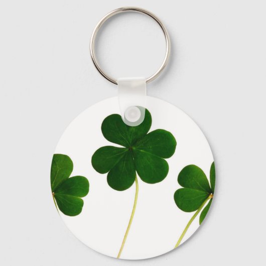 st patricks day clover shamrock sleutelhanger (Voorkant)