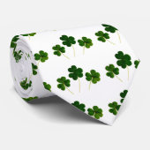 st patricks day clover shamrock stropdas (Opgerold)