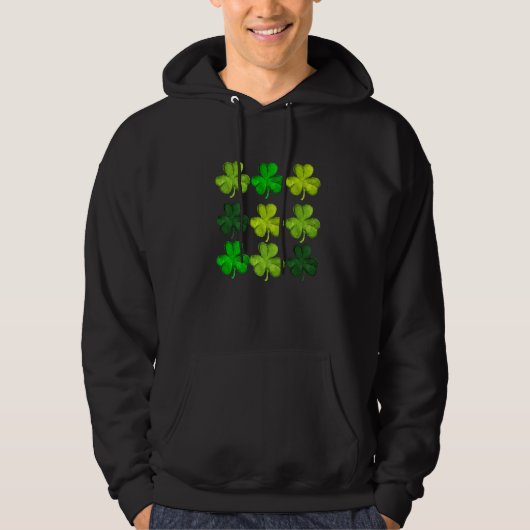 St. Patrick's Day Clover Shamrock T-Shirts Patty's (Voorkant)