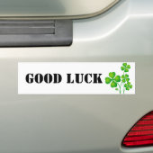 St. Patrick's Day Clover / Shamrocks + je ideeën Bumpersticker (Op auto)