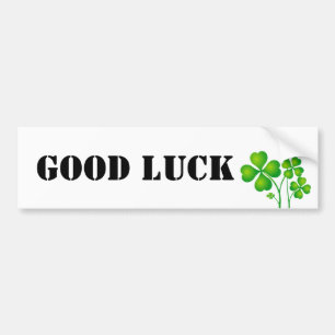 St. Patrick's Day Clover / Shamrocks + je ideeën Bumpersticker
