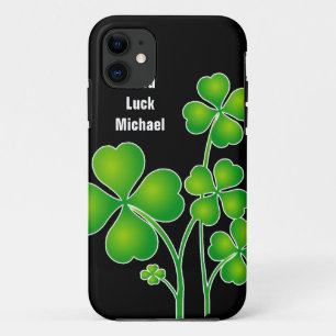 St. Patrick's Day Clover / Shamrocks + je ideeën iPhone 11 Hoesje